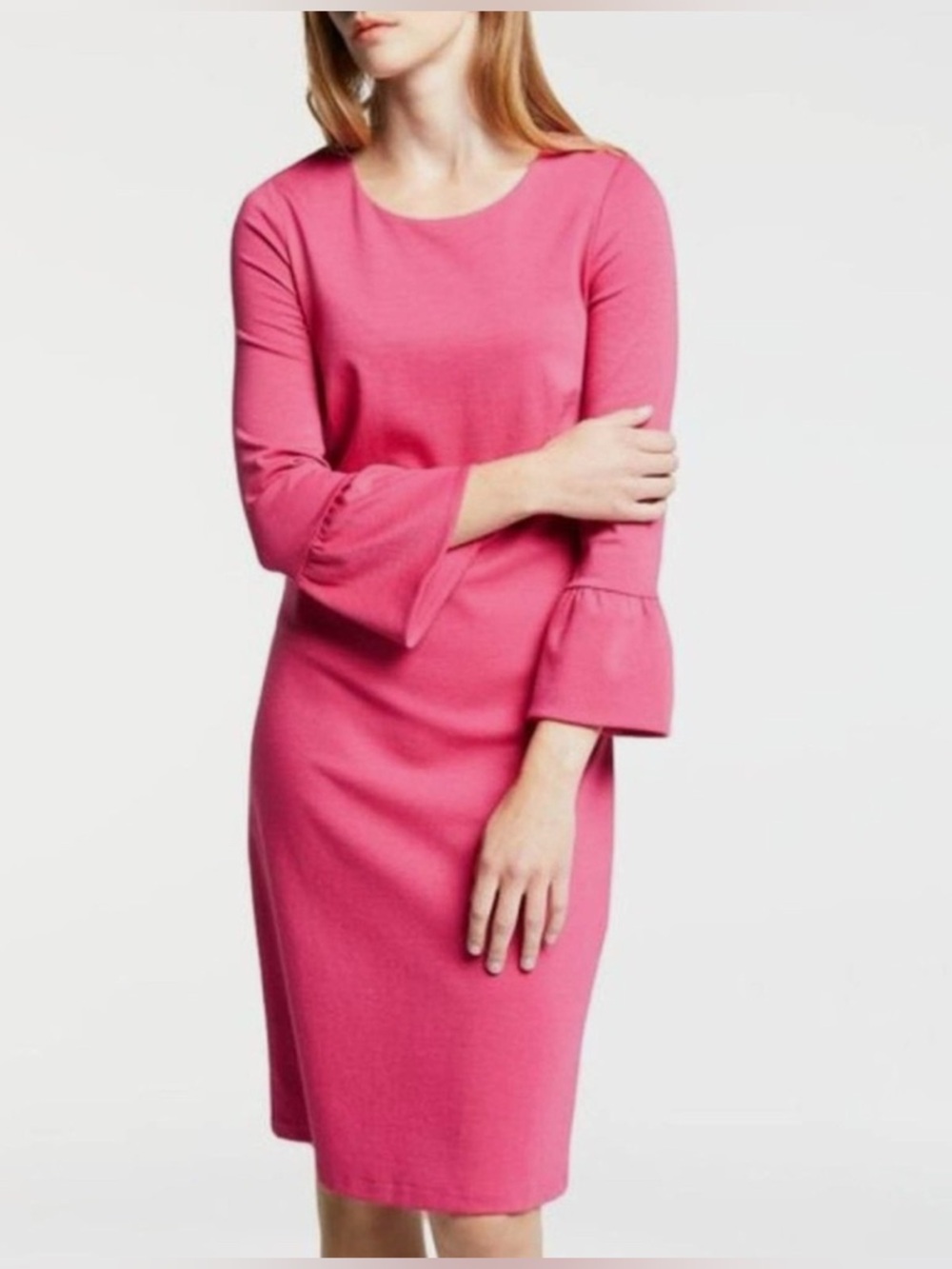 Boden Lavina Ponte Midi Dress Rose Pink. Women’s size 8